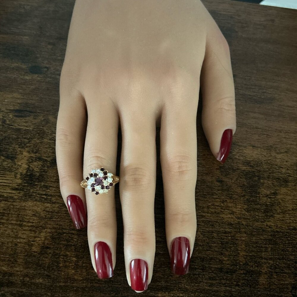 Multicolor Stone Ring - Picture 5 of 6